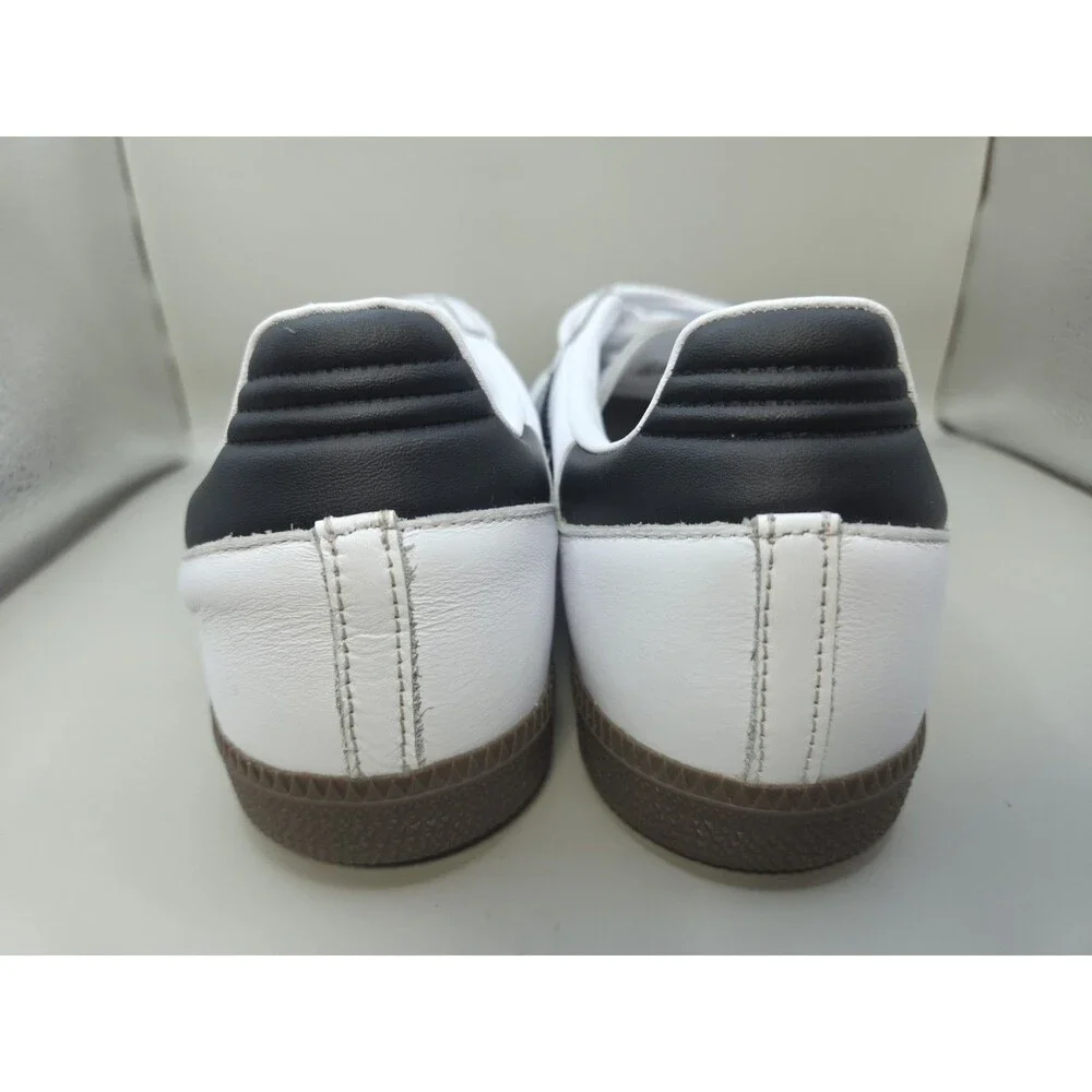 Adidas Samba OG Low Mens 9.5 White Black Gray Gum B75806